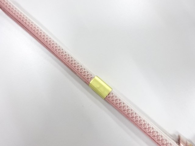  未使用品　正絹　帯留め用　手組三分紐